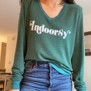 Medium “Indoorsy” Wildfox Sweater